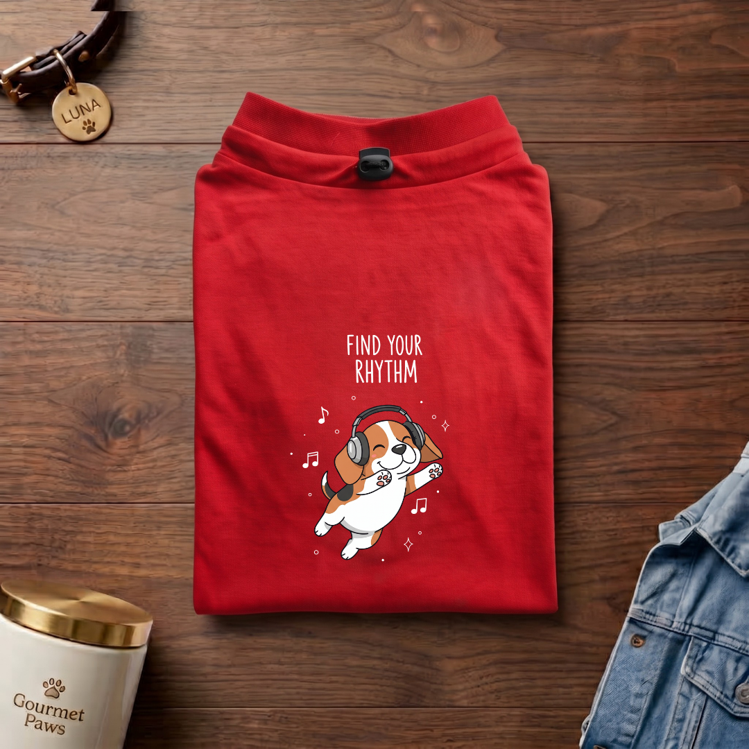 Find Your Rhythm (Dog T-Shirts)