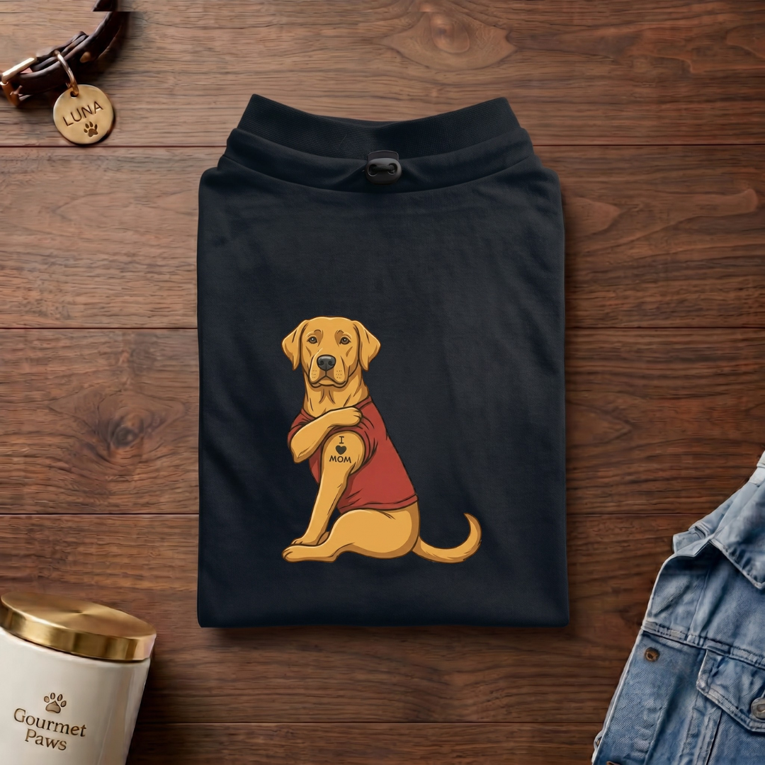 I love mom (Dog Tee)